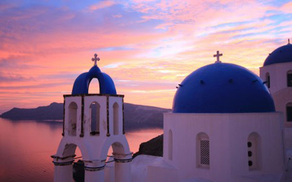 Full Day Tour with Sunset in Oia (Calypso Glass-bottom Boat)